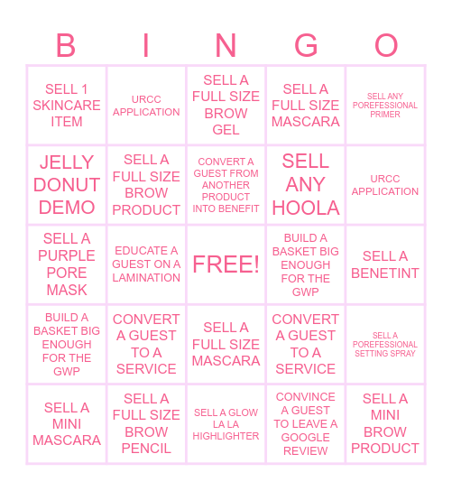 BENE-BINGO Card