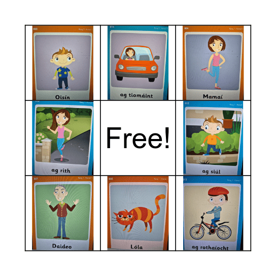 Is Feidir Liom Aonad 1 Bingo Card