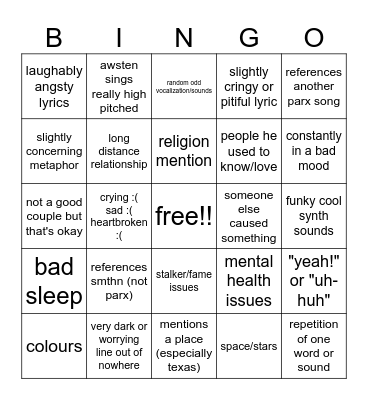 parx bingo 2 Bingo Card