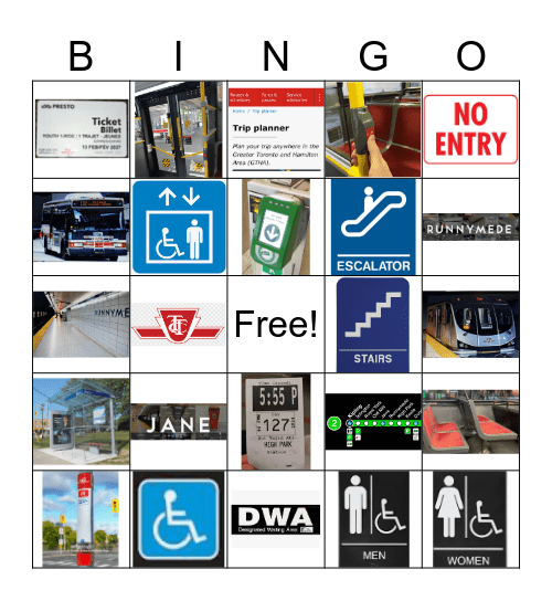 TTC BINGO Card