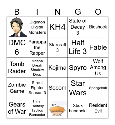 Summer Games / State of Play / Xbox Bingo Card