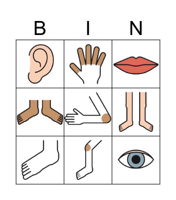 BODY Bingo Card