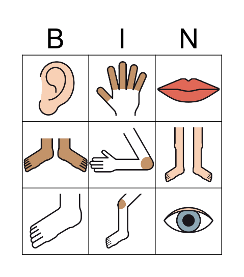 BODY Bingo Card