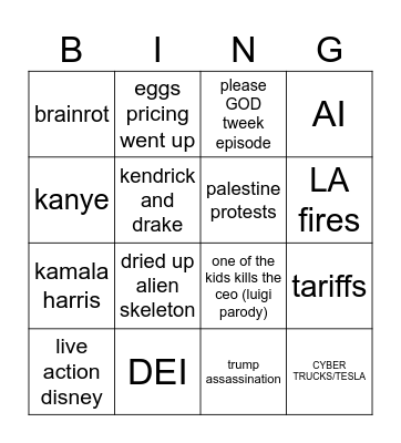 south park season 27 Bingo Card