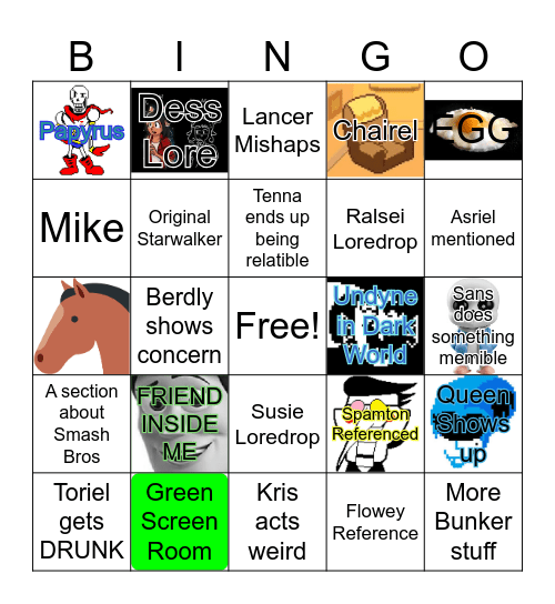 CHAPTER 3! Bingo Card