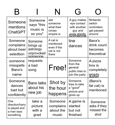 Mark It as You See It Bingo Card