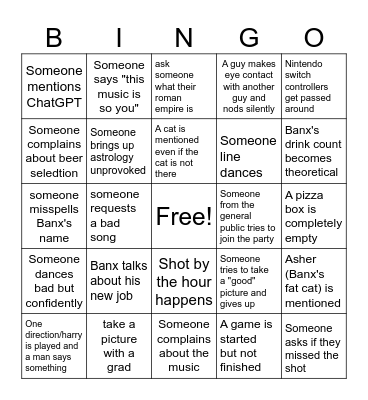Mark It as You See It Bingo Card