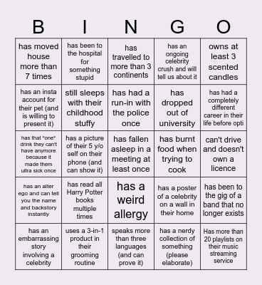 Know Your CoWERKERKS Bingo Card