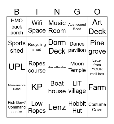 Get to know WMI Bingo Card