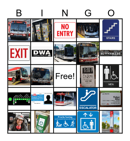 TTC Bingo Card