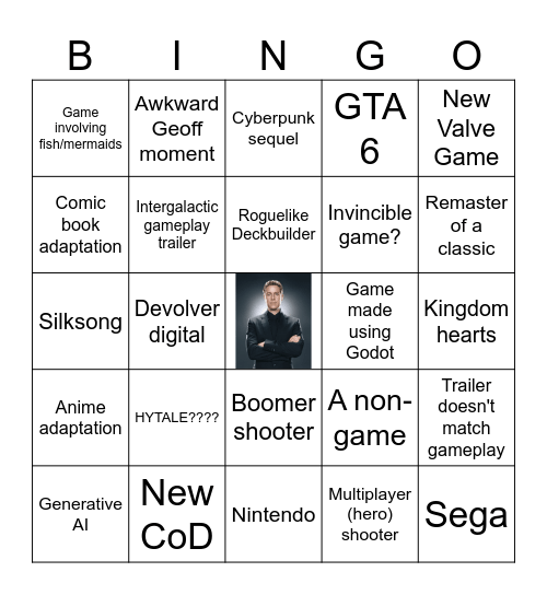 Summer Game Fest 2025 Nihilo Bingo Card Bingo Card