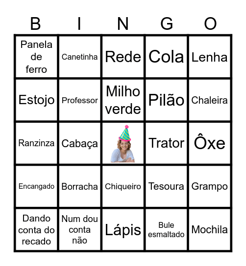 SARA'S BIRTHDAY Bingo Card