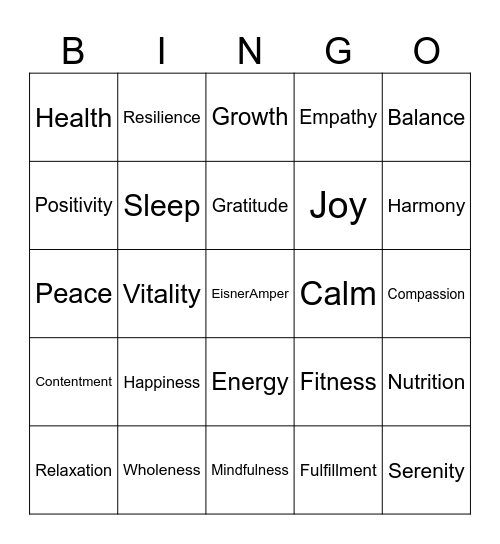 Boost Team Bingo Card