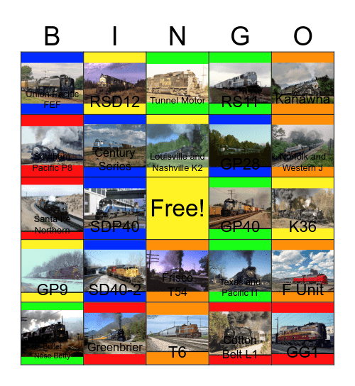 4-8-2 Mountain- The Original Owners Bingo Card