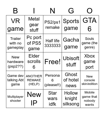 PLAYING MY STATION Bingo Card