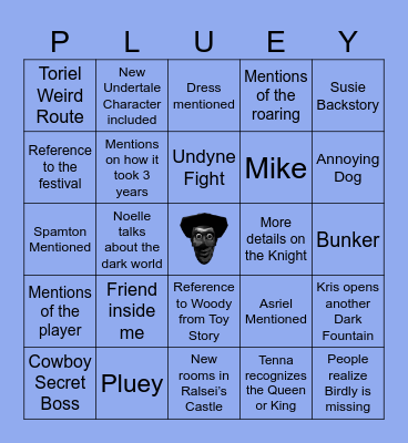 Deltarune Chapter 3 Bingo Card