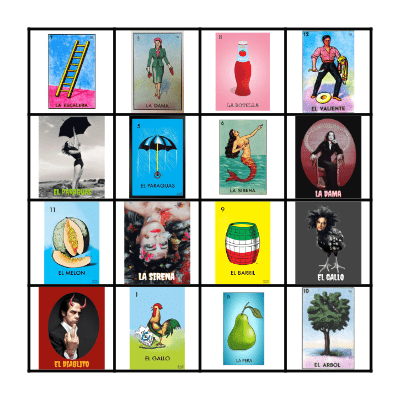 Loteria Bingo Card