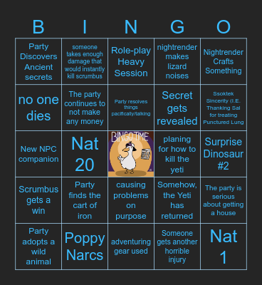 Icewind Dale RotF Hardcore Ep. 9 | Foaming Mugs Bingo Card