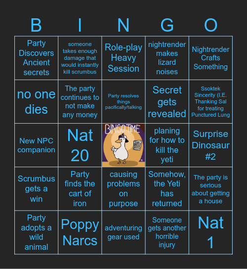 Icewind Dale RotF Hardcore Ep. 9 | Foaming Mugs Bingo Card