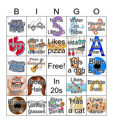 Ice Breaker Bingo Card