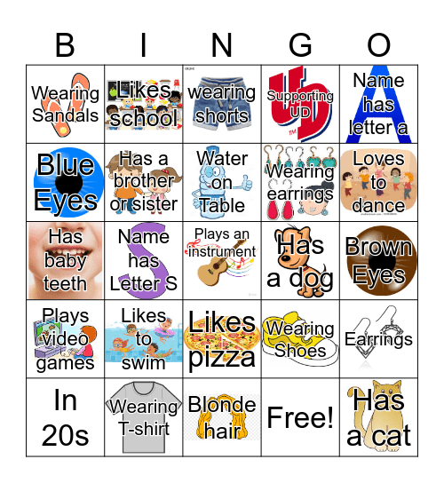 Ice Breaker Bingo Card