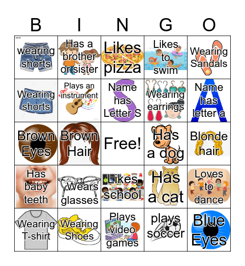 Ice Breaker Bingo Card