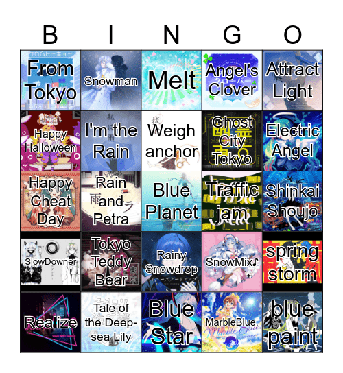 Board 1! Bingo Card
