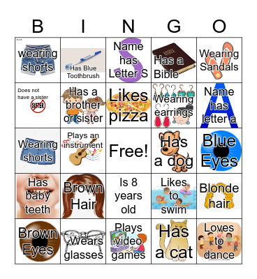 Ice Breaker Bingo Card