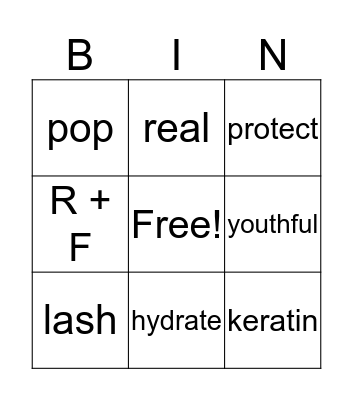 Lash Boost - Deborah C - 2 Bingo Card