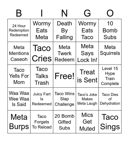 DUNE BINGO Card