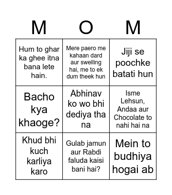 Happy 60th Birthday Bingo Card