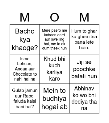 Happy 60th Birthday Bingo Card