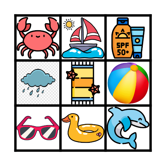 VERANO Bingo Card