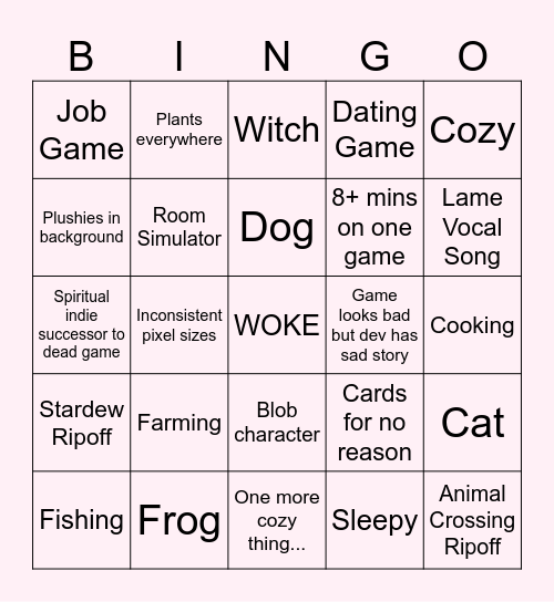 Wholesome Direct Bingo Card