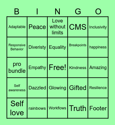 ROUND 4 PRO SOCIAL HOUR Bingo Card