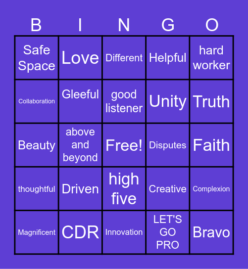 ROUND 5 JUNE PRO SOCIAL HOUR Bingo Card