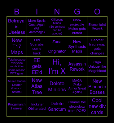3.26 Bingo Card