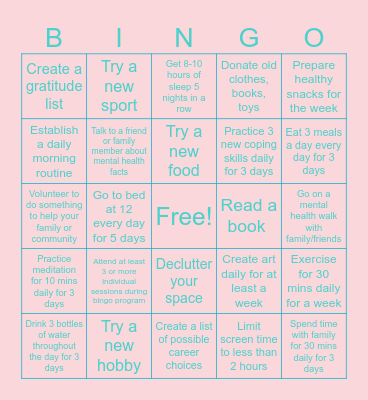 LS Bingo Card