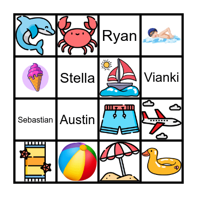 VERANO Bingo Card