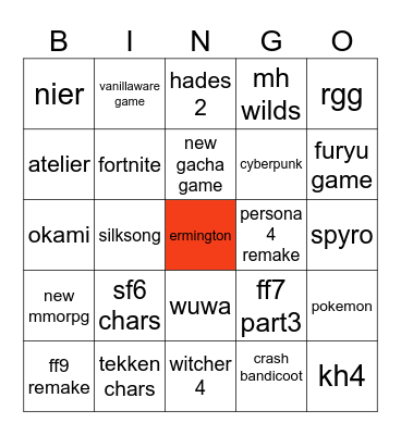 summer games fest 2025 Bingo Card
