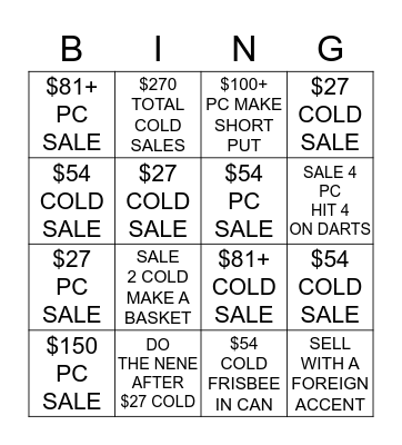 TCPFFA BINGO BLITZ Bingo Card