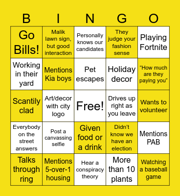 The People’s Slate Bingo Card