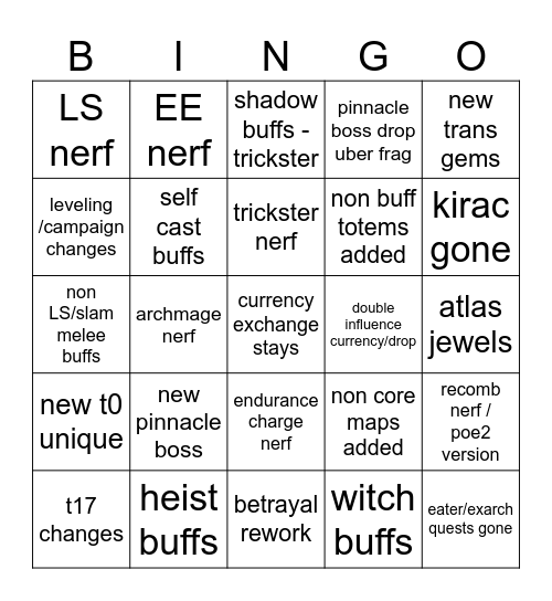 3.26 Bingo Card