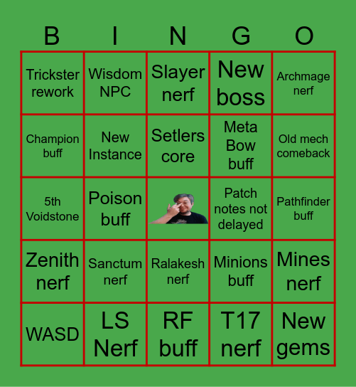 3.26 BINGO Card