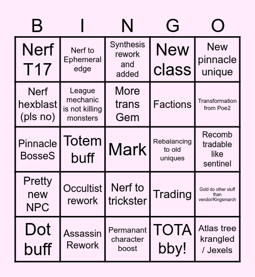 3.26 froggy Bingo Card