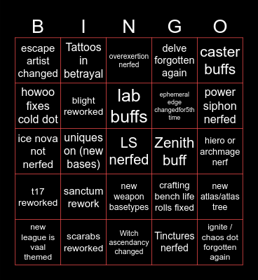 3.26  reveal bingo Card