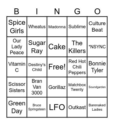 June Bingo Game 2 Bingo Card
