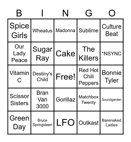 June Bingo Game 2 Bingo Card