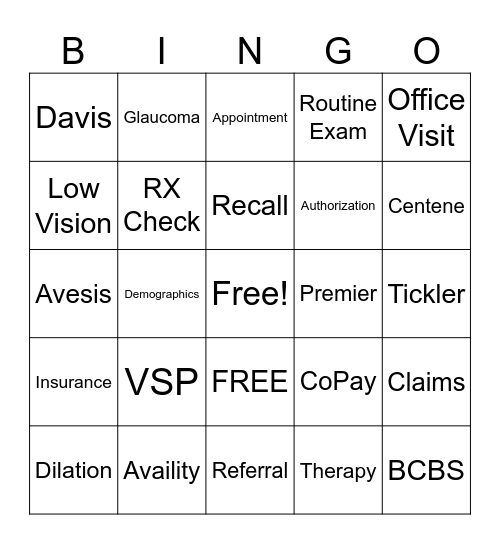 B O W D E N Bingo Card