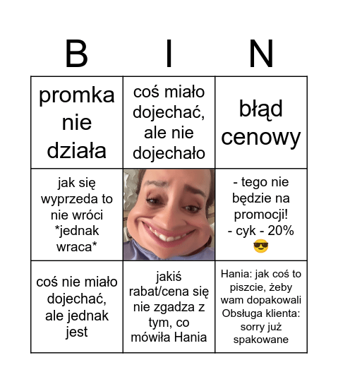 Bingo - Promocja w Glamie Bingo Card